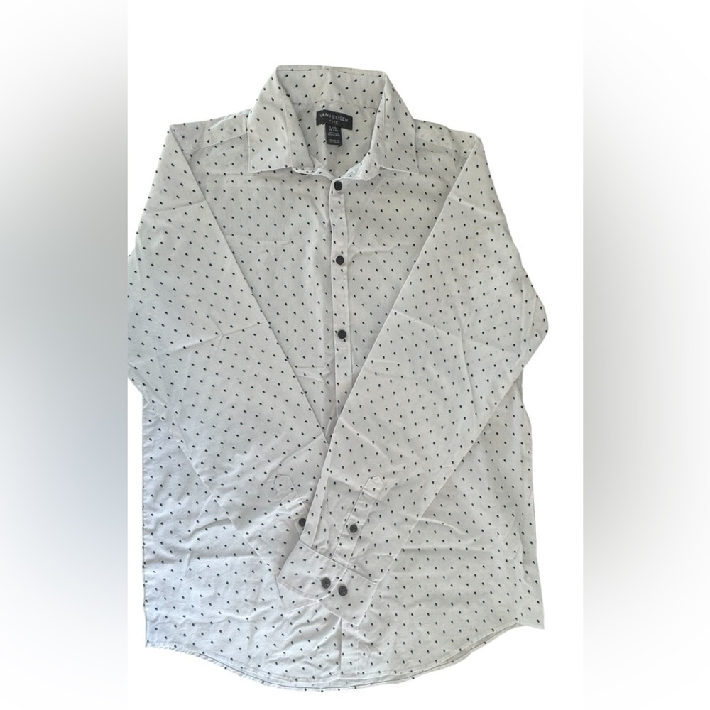 Van Heusen Boys' Long-Sleeve Dress Shirt L